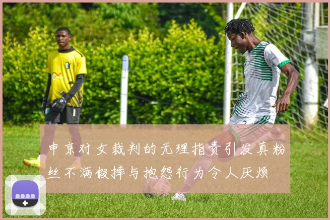 申京对女裁判的无理指责引发真粉丝不满假摔与抱怨行为令人厌烦
